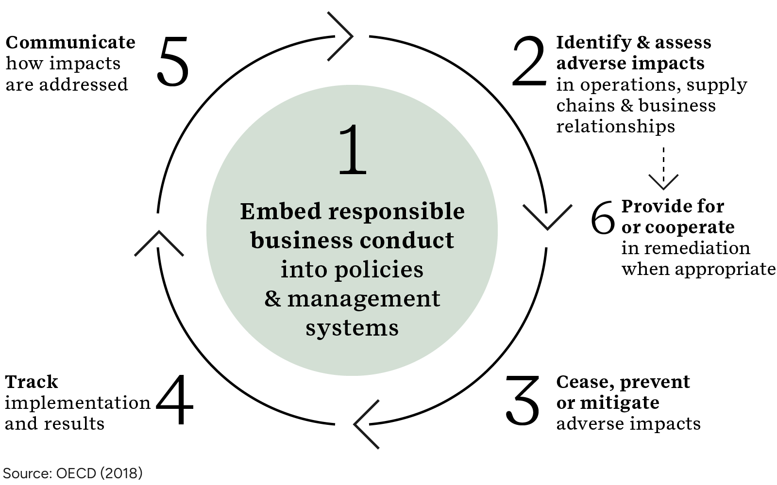 OECD - Embed responsible business conduct into policies & management stystems